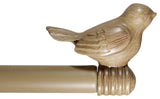 3/4" Bird Adjustable Curtain Rod, Cottage, 84"-120"