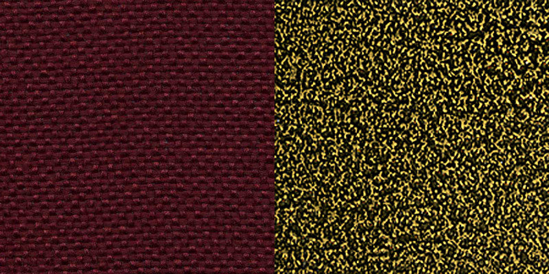 21''W Stacking Church Chair in Burgundy Fabric - Gold Vein Frame
