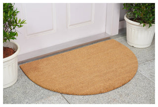 Natural Coir & Vinyl Doormat, 24" X 36" Hc