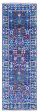 2' 7" X 7' 11" Runner Turkish Oushak Hand-Knotted Wool Rug - Q15909
