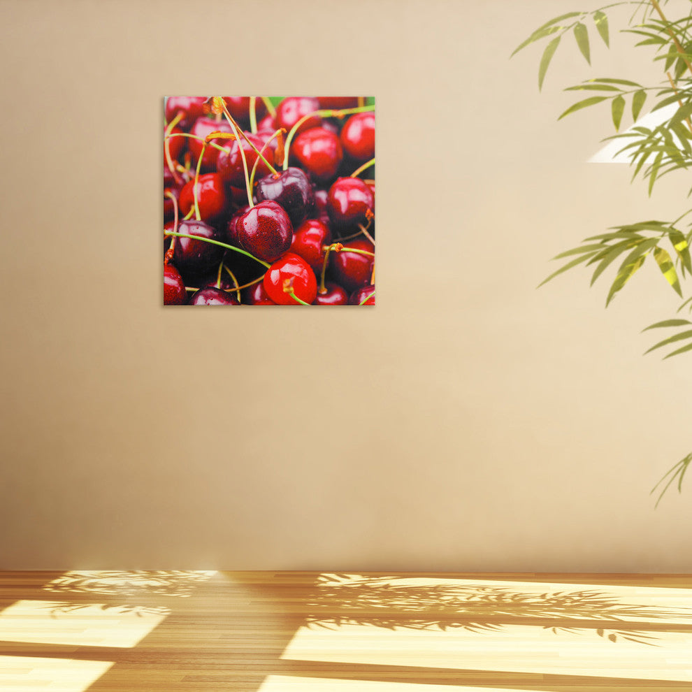 Cherries Canvas Wall Art
