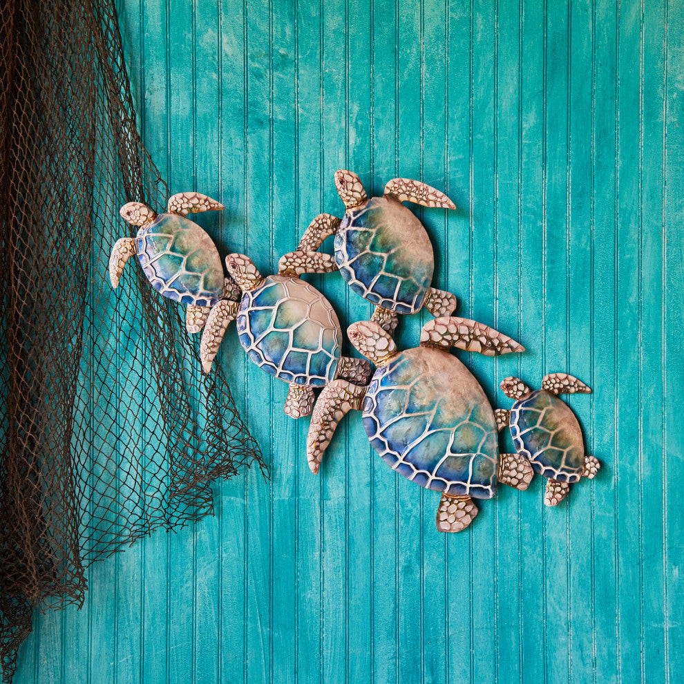 Sea Turtle Wall Decor Group Of Five