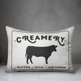 Creamery Cow 14x20 Lumbar Pillow
