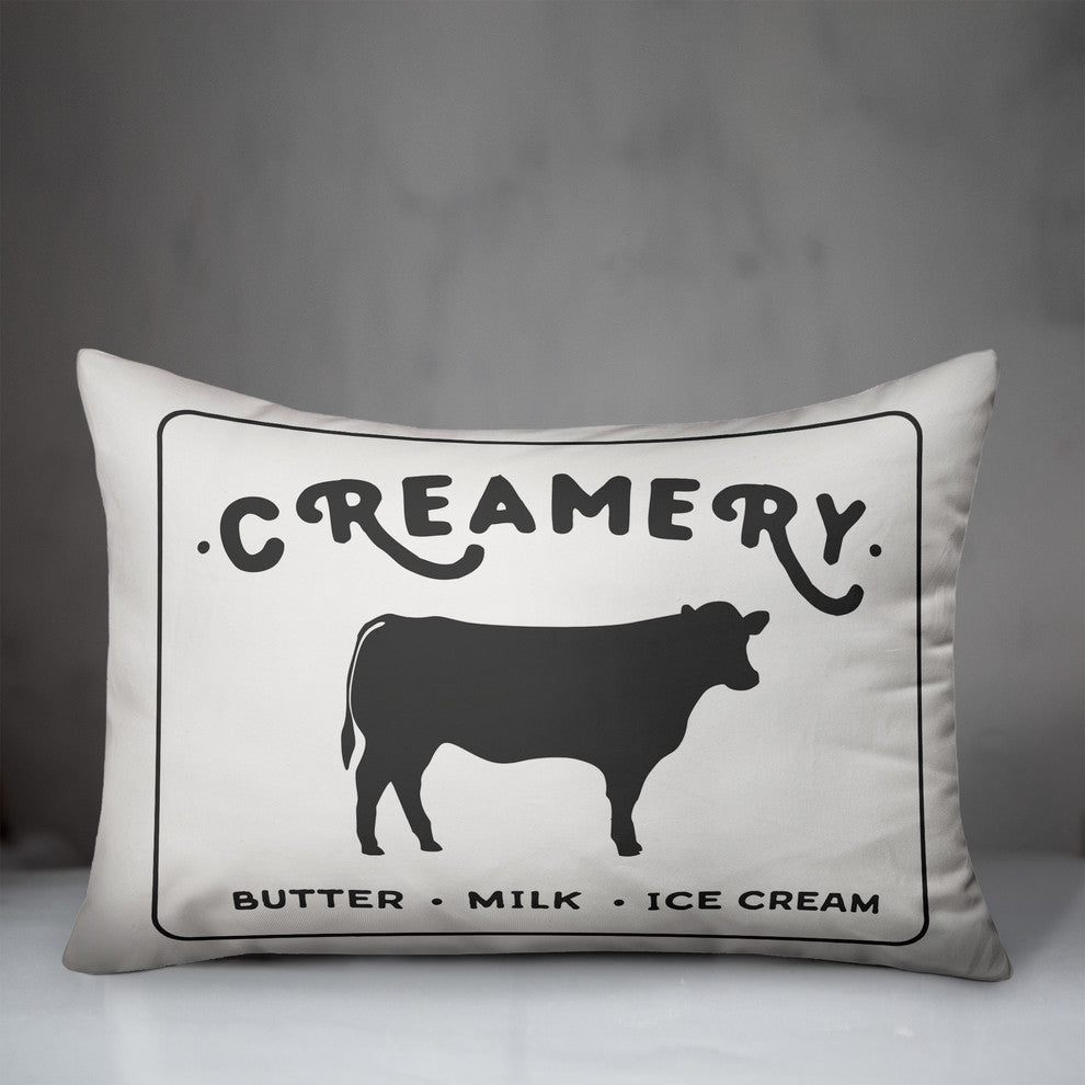 Creamery Cow 14x20 Lumbar Pillow