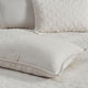 Madison Park Harper 3 Piece Velvet Quilt Set, Ivory