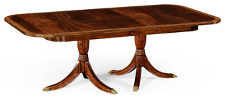 Regency Two-Leaf Mahogany Extending Dining Table