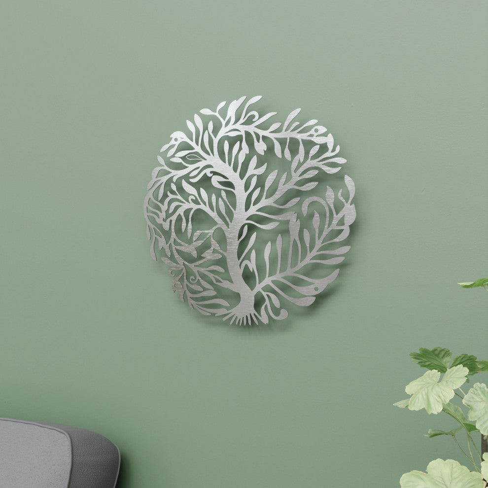 Circle Tree Metal Wall Panel