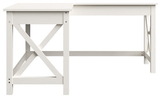 Computer Desk L-Shaped, White
