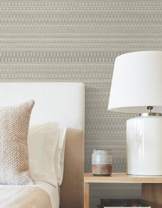 Linen Tapestry Stitch Wallpaper