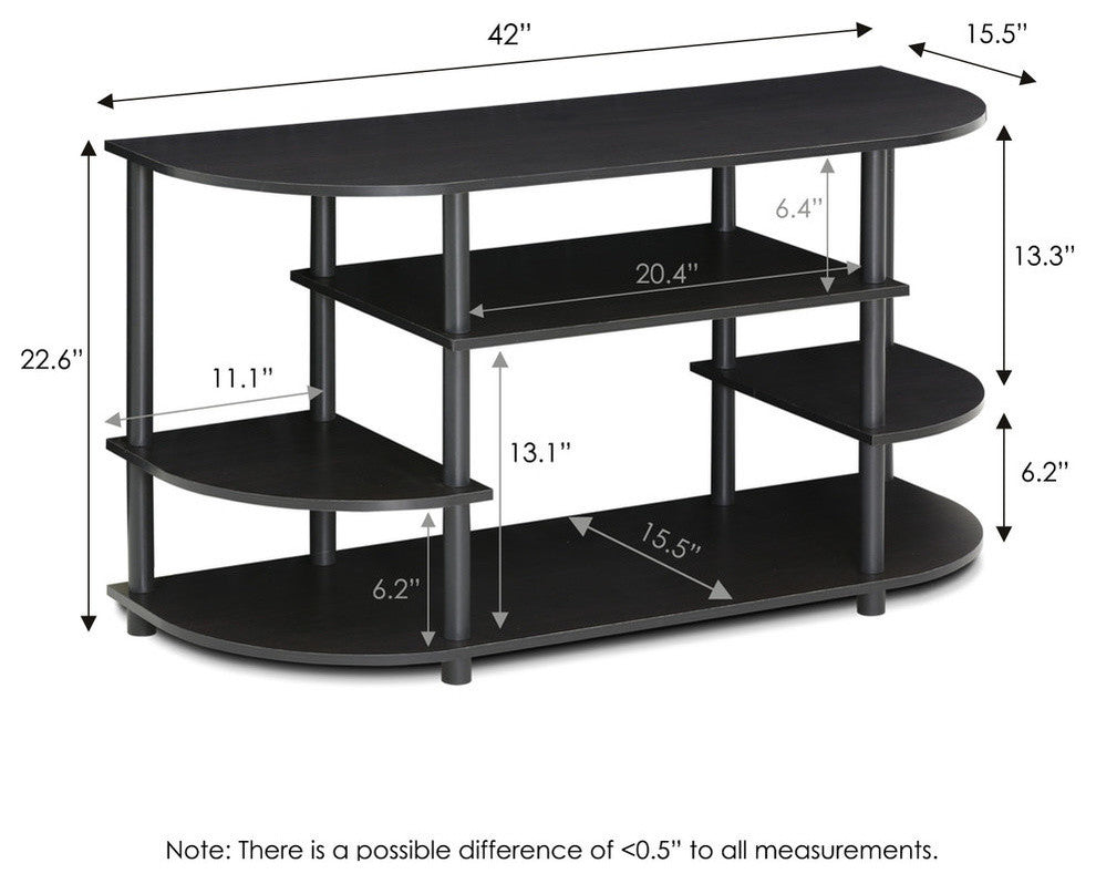 Jaya Simple Design Corner Tv Stand