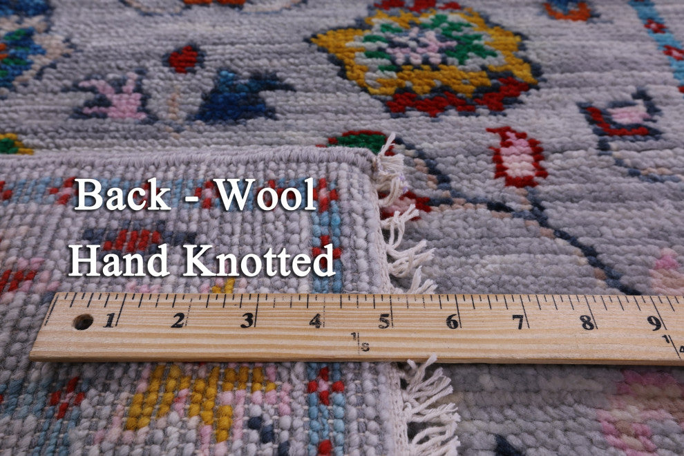 2' 8" X 14' 0" Turkish Oushak Hand Knotted Wool Runner Rug - Q13455