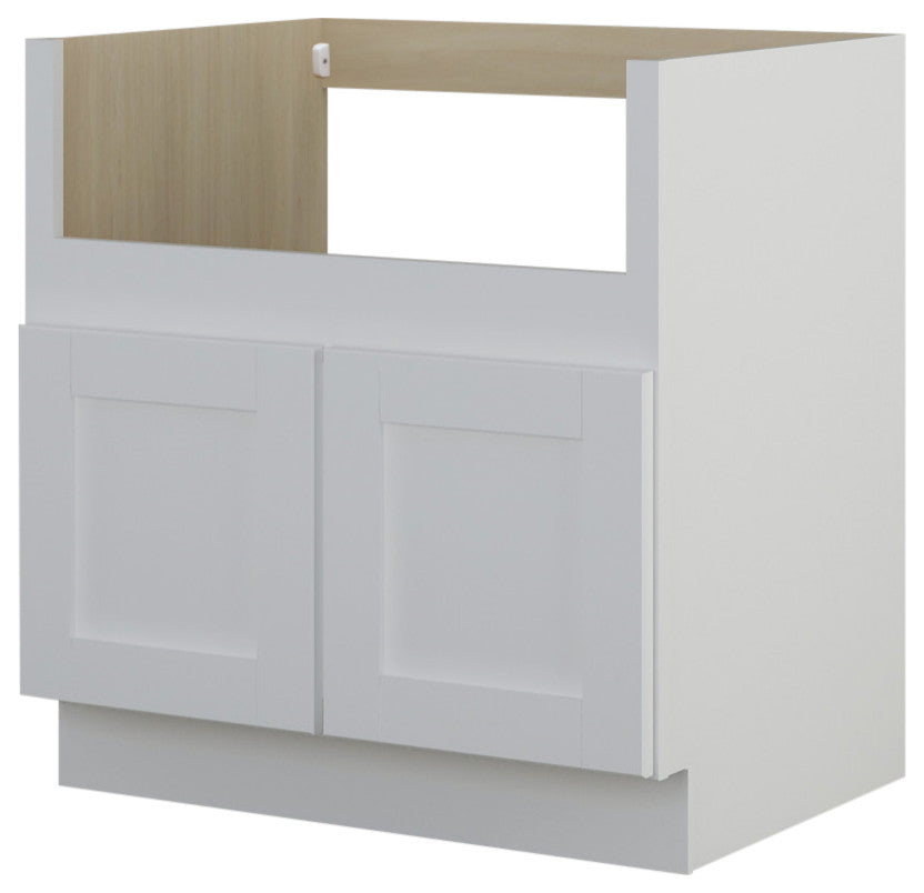 Shaker Hill Series Farm Sink Kitchen Base Cabinet, 33"