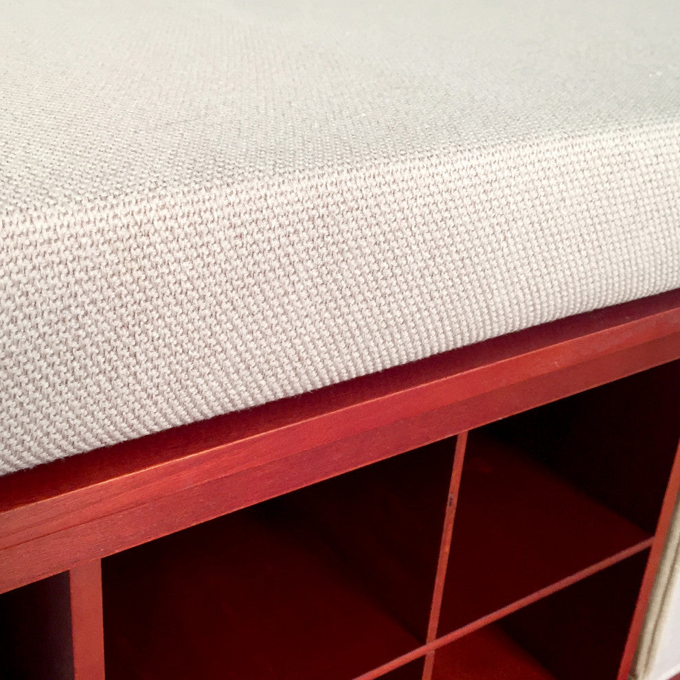 Solid Wood Entry Bench with 1 Bin and 2 Shoe Dividers, Red Mahogany