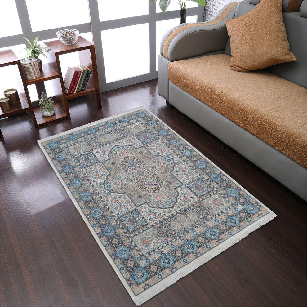 MACHINE MADE POLYESTER AREA RUGS  -Multicolor, Oriental ,Rugs for Living Room