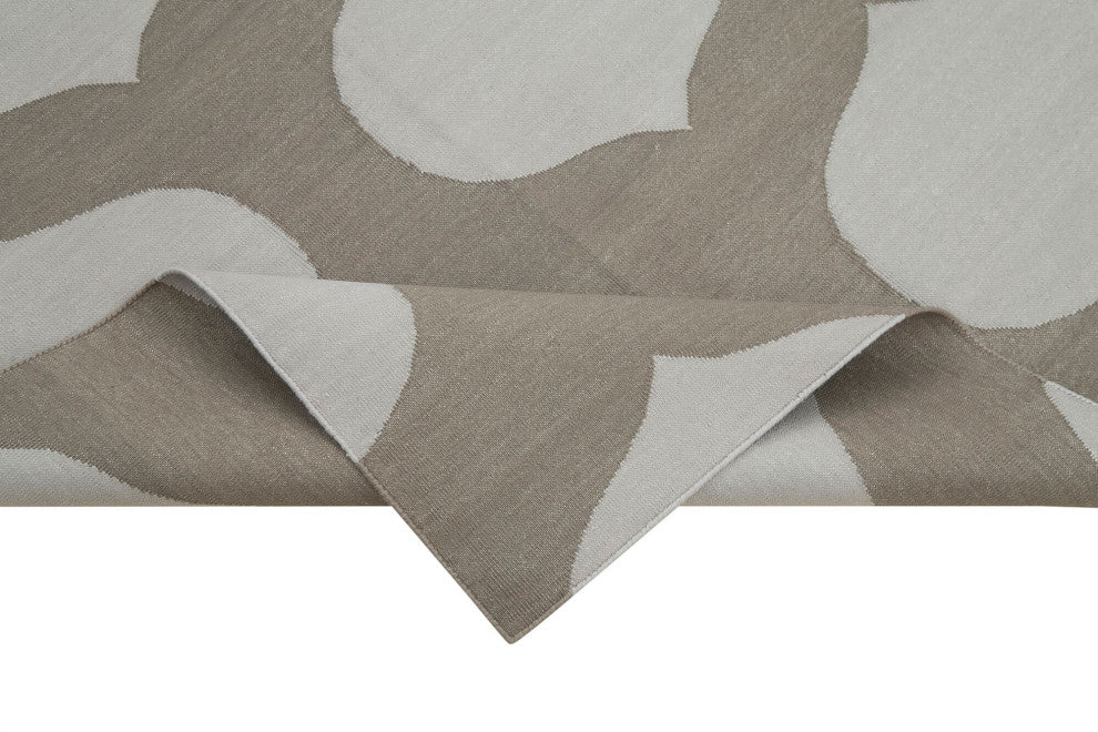 Rug N Carpet - Handmade Wool 3' 6'' x 5' 5'' Flatweave Dhurrie Kilim Rug