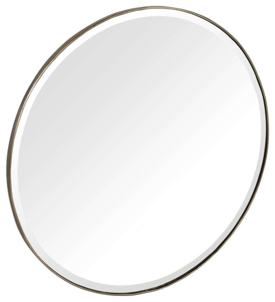 Lacia Mirror, Distressed Gold, 23.5x23.5"