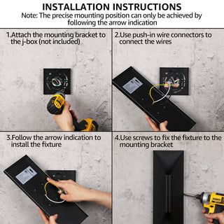 LEONLITE 2-Pack LED Outdoor Up Down Wall Light, 3000K Warm White