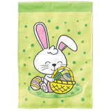 Easter Bunny Flag, Burlap, Garden