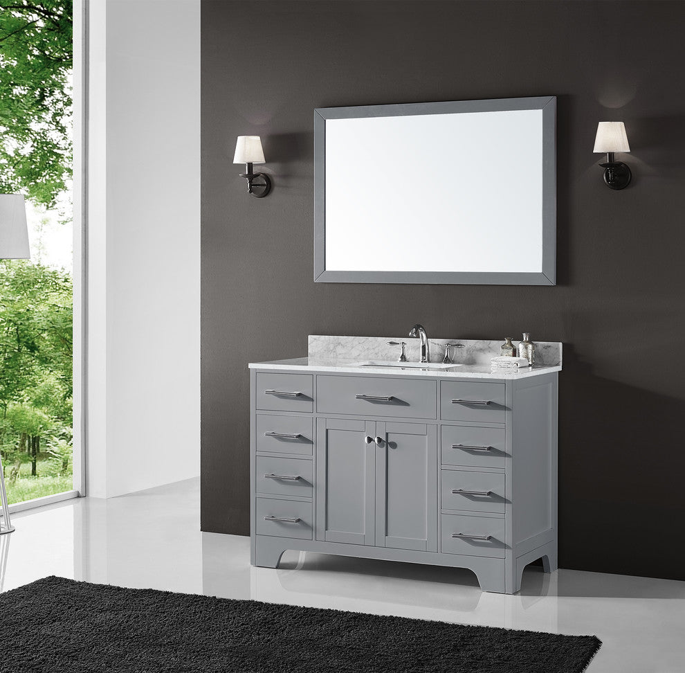 48" Single Sink Bathroom Vanity Base