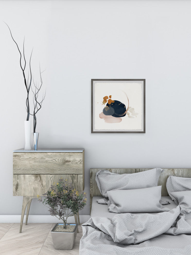 "Perpetual Storm" Framed Painting Print, 18x18