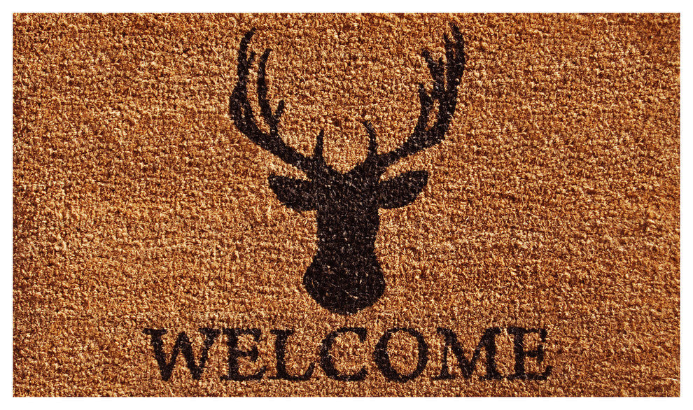 Deer Welcome Doormat, 24"x36"