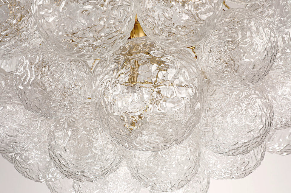 Seraphina Ice-ball Chandelier, D35"