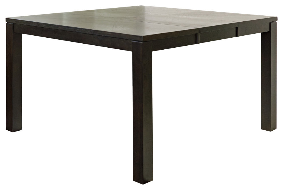 Modern Wood Counter Height Kitchen Dining Table, Black