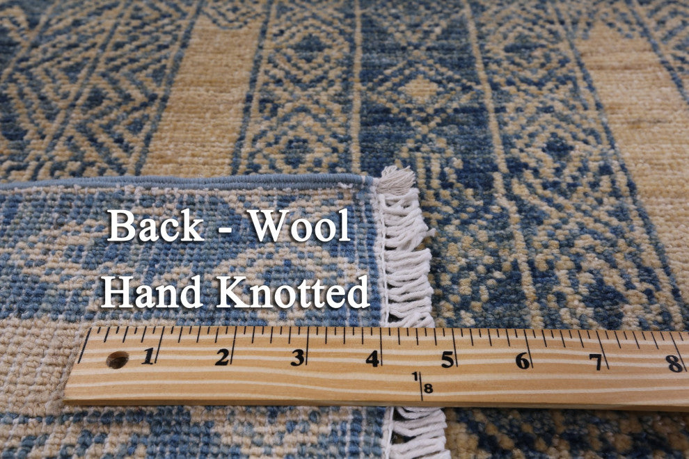 5' 10" X 8' 7" Southwest Navajo Hand Knotted Wool Rug Q6658
