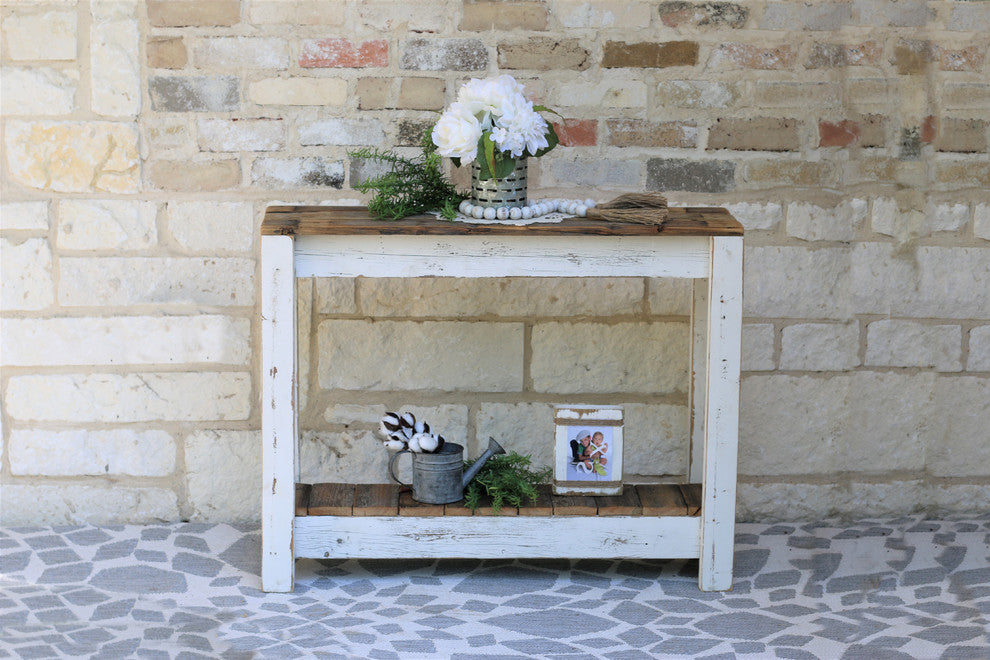 36" Combo Console, White