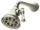 Rohl WI0123STN Mantova Multi-Function Shower Head With 8 Jets, Satin Nickel