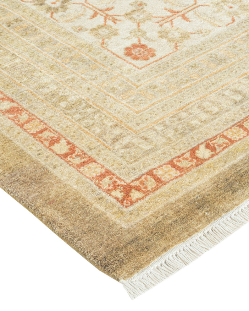 Mogul, One-of-a-Kind Hand-Knotted Area Rug Green, 12'2"x18'3"