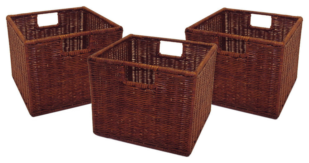 Winsome Wood 92310 Wired Baskets (Set of 3)