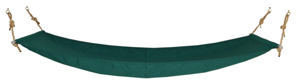 Hammock with Mounting Hardware, Forest Green, Full