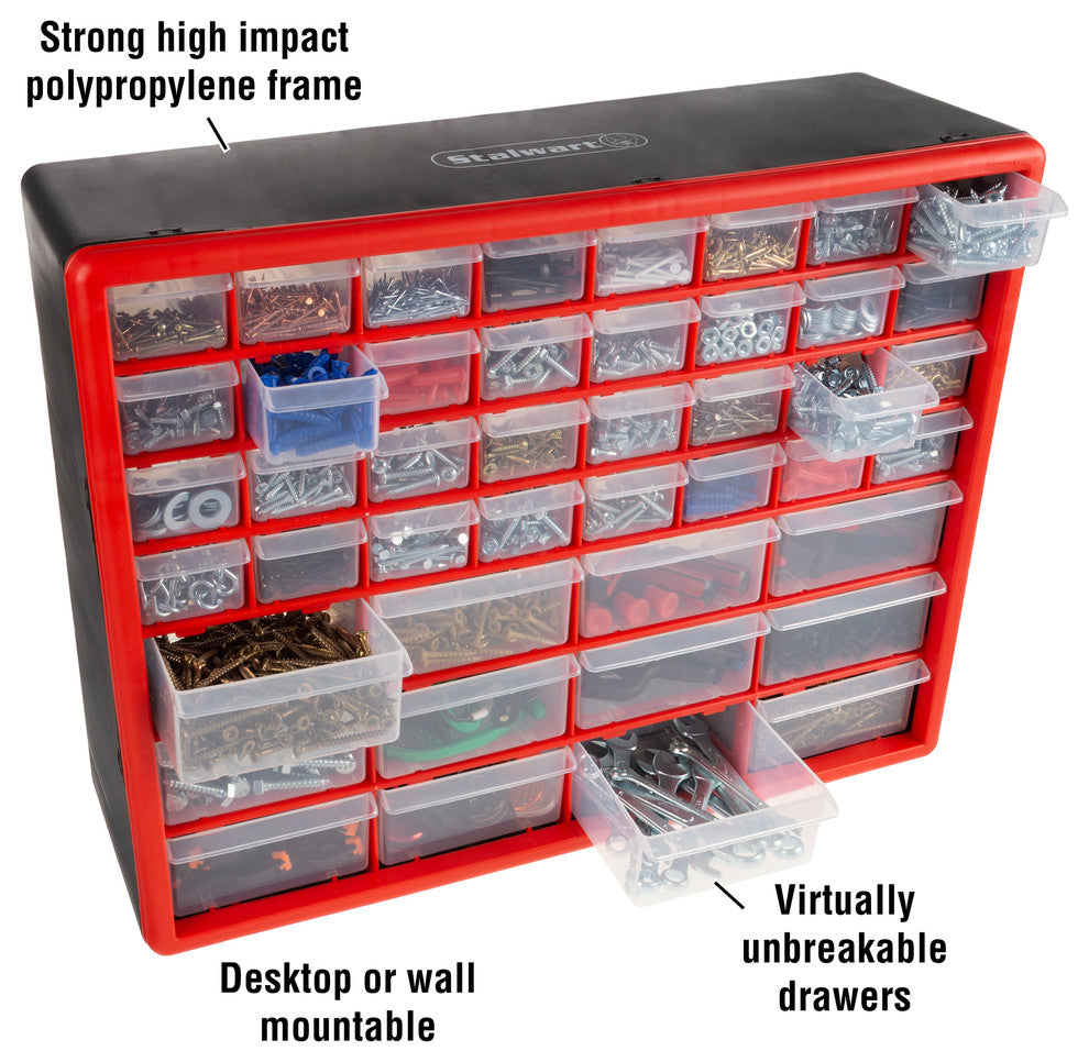 Storage Drawers-44 Compartment Organizer Desktop by Stalwart