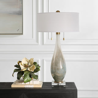 Uttermost 30231 Cardoni 32" Tall Vase Table Lamp - Smoked Bronze