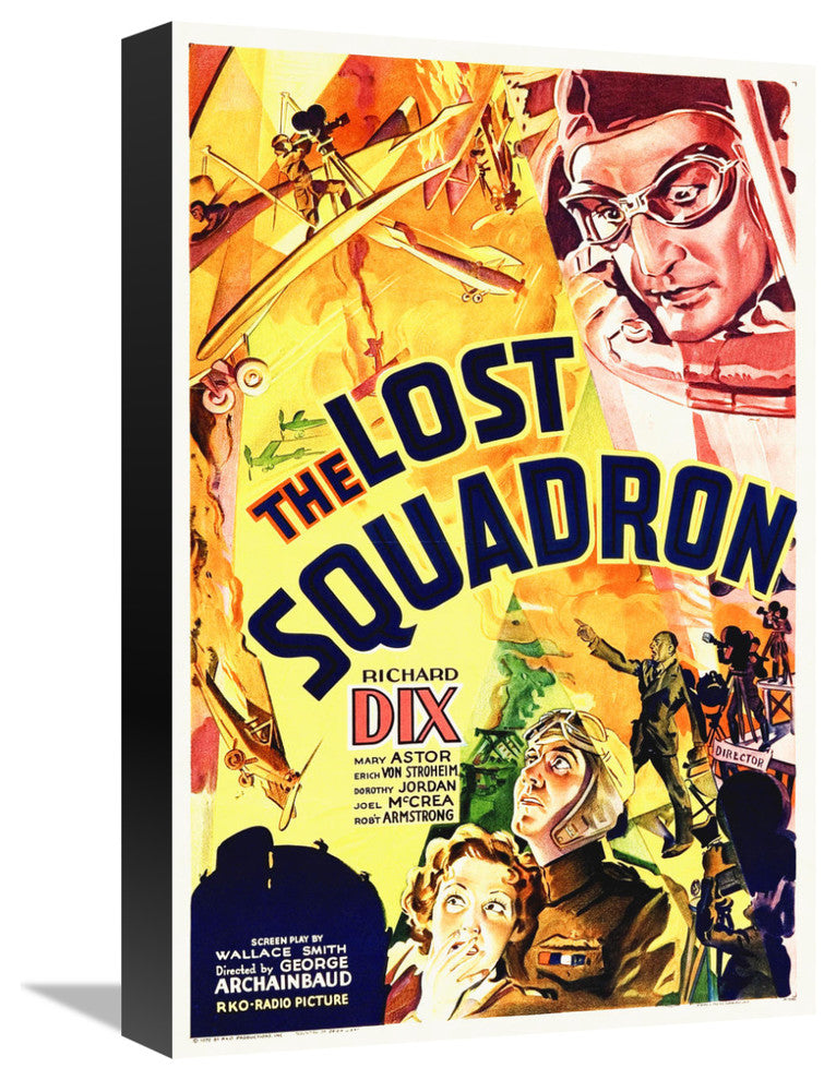 "The Lost Squadron" Stretched Canvas Giclee by Hollywood Photo Archive, 12x18"