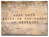 Ready2HangArt Inspirational 'Loving Eternity' Wrapped Canvas Wall Art