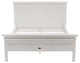 Classic White Panel Queen Size Bed