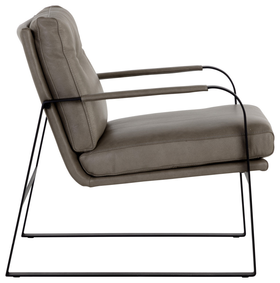 Sterling Lounge Chair Missouri Stone Leather