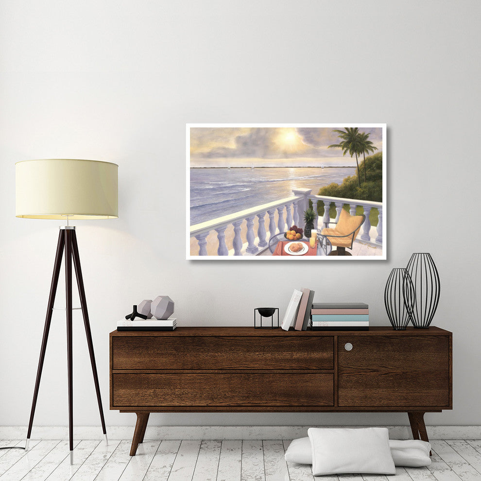 "Breakfast on the Veranda" Digital Paper Print by Diane Romanello, 50"x34"