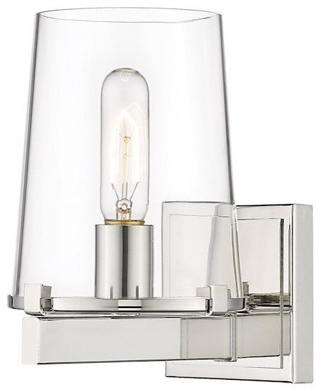 Z-LITE 3032-1V-PN 1 Light Vanity, Polished Nickel