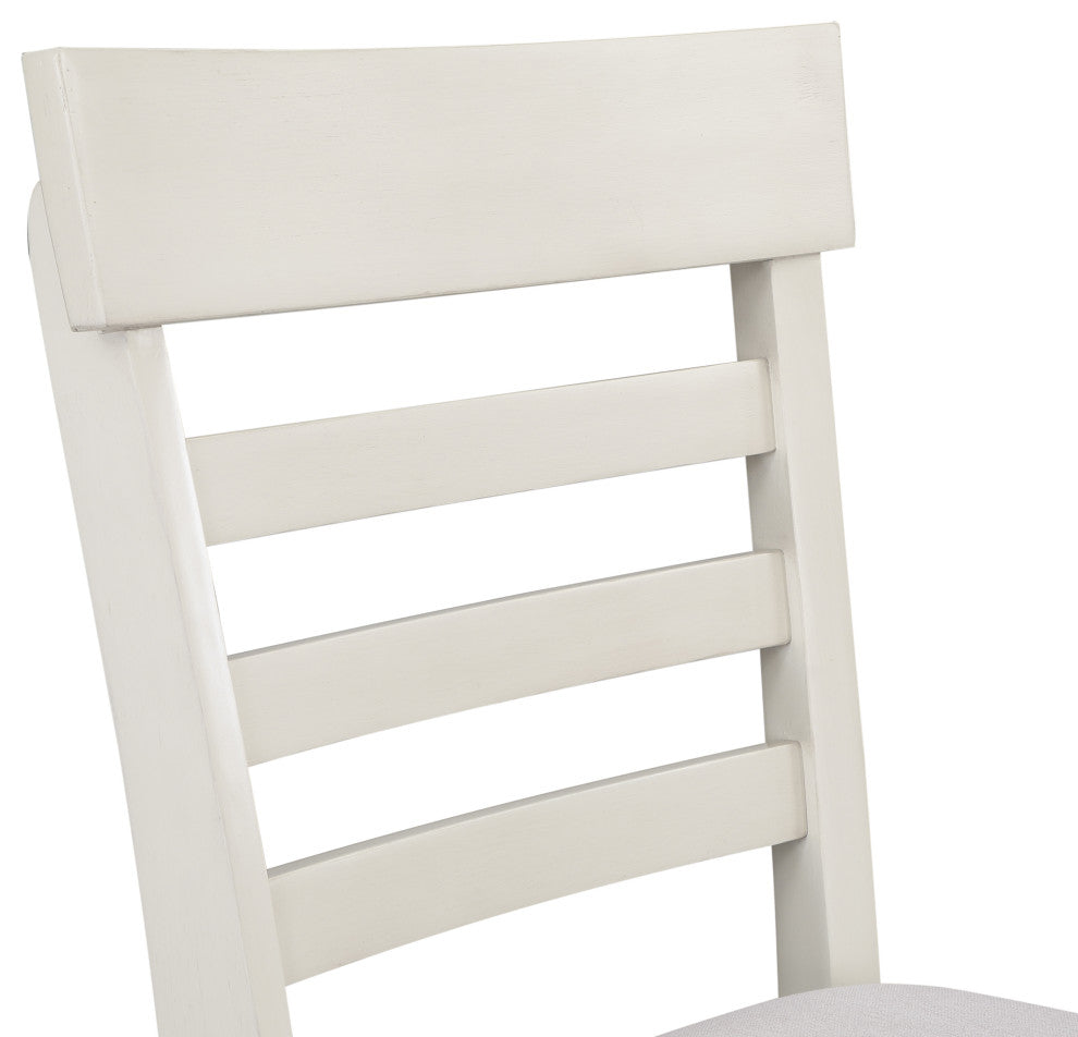 Hyland 24" Counter Stool, White, Set of 2