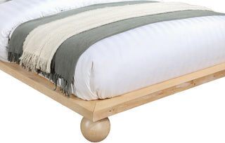Kent Solid Ash Wood Bed, Natural, King
