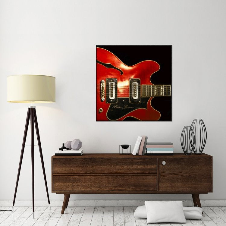 "Free Jazz" Framed Canvas Giclee by Steven Hill, 41x41"