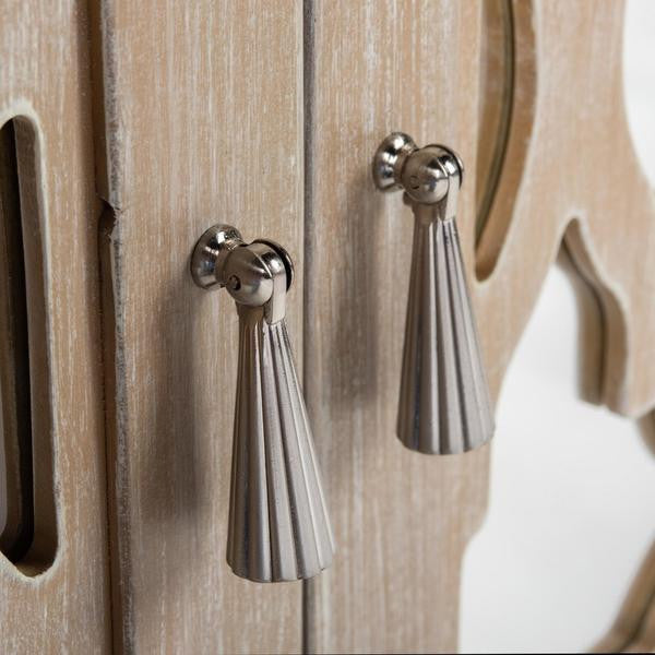 Carwyn Mirrored Sideboard White