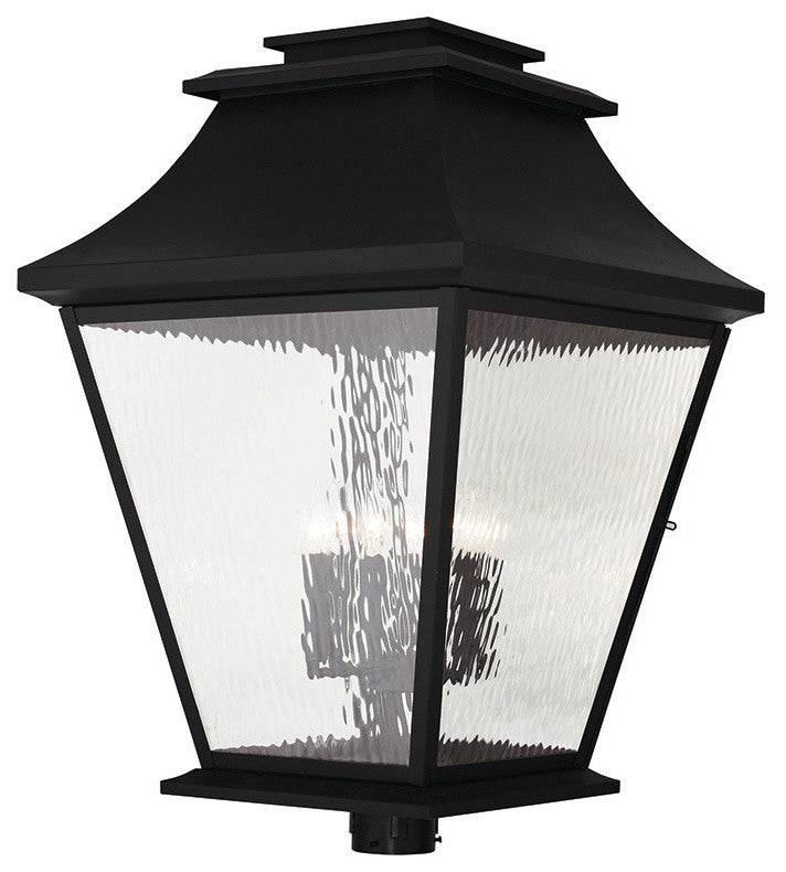 Livex Lighting 6 Light Black Outdoor Post Lantern - 20254-04