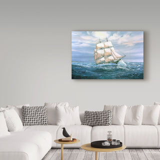 Jack Wemp 'Hunter Heading Out' Canvas Art, 47"x30"