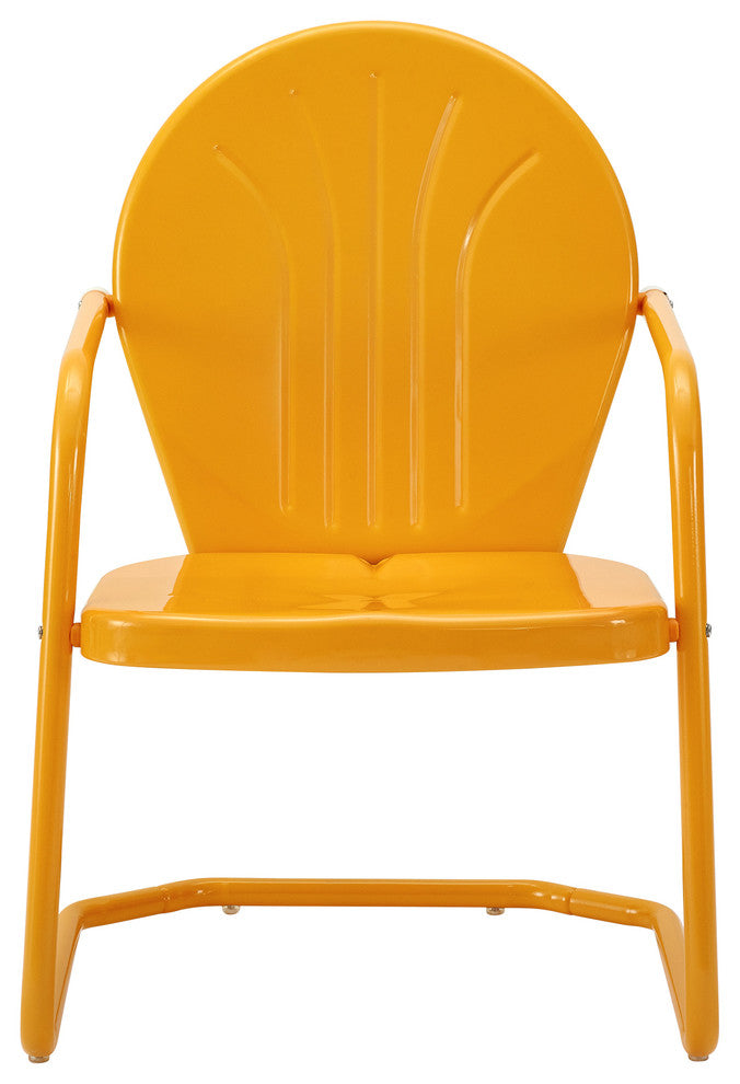 Griffith Metal Chair, Tangerine