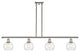 Innovations 516-4I-PN-G124-6 4 Light 48" Island Light, Polished Nickel