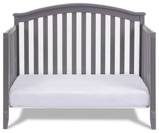 Kali 4-in-1 Convertible Crib, Gray, No Changer